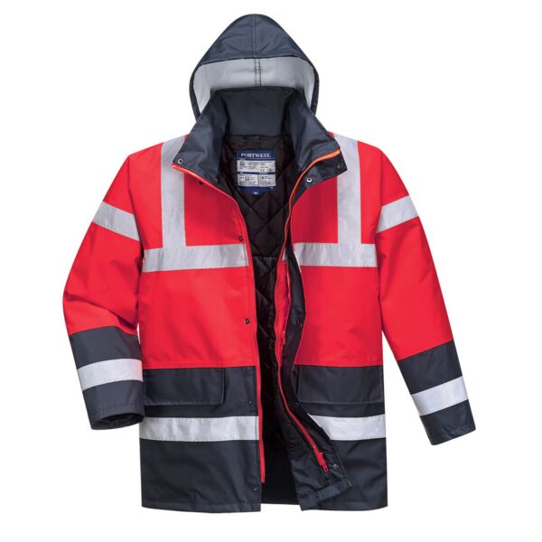 S466 Hi-Vis Contrast Winter Traffic Jacket  Thumbnail