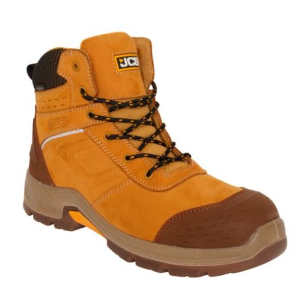 FASTRAC4050 - JCB FASTRAC 4050 Honey Metal Free Waterproof Safety Boot S7S HRO FO SC CI SR Thumbnail